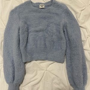 aritzia baby blue sweater